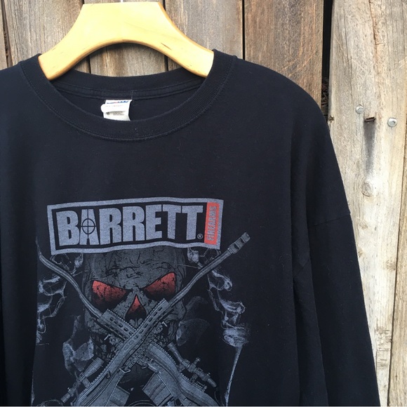 Barrett Firearms Vintage Model 82A1 Rifle Graphic Tee Black 2XL - Picture 5 of 15